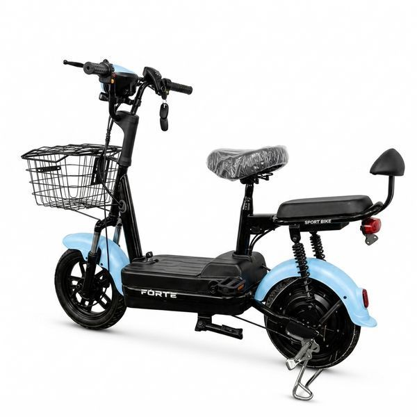 Блакитний електричний велоскутер Forte LUCKY-WS500 500 Вт BP-145064 фото