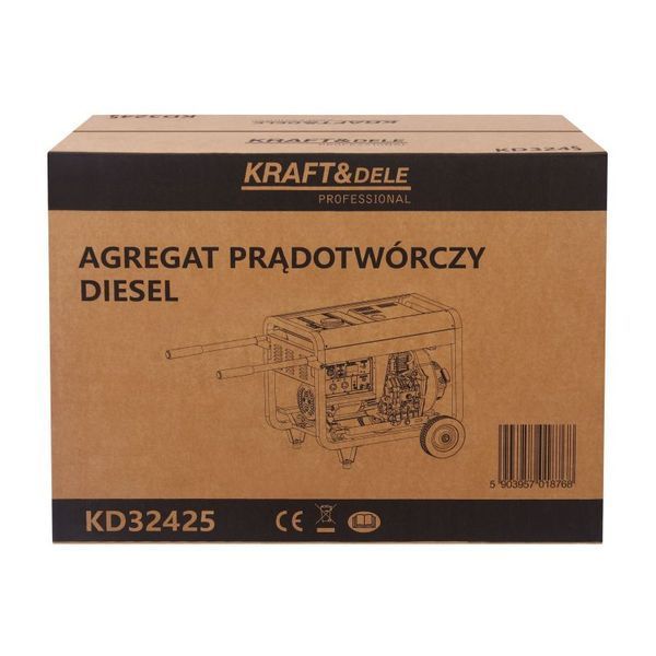 Дизельний генератор Kraft&Dele KD3245 7/8 кВт, 230В, 400В KD-KD3245 фото