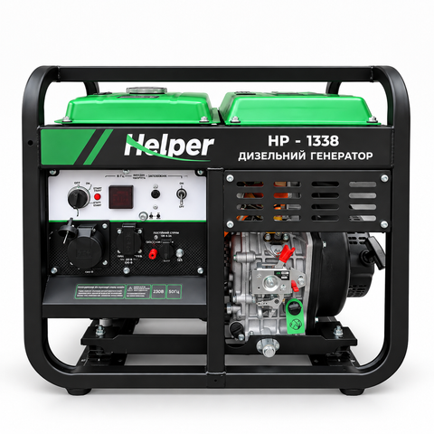 Дизельна електростанція Helper HP-1338 5/5.5 кВт, 15 л HP - 1338 фото