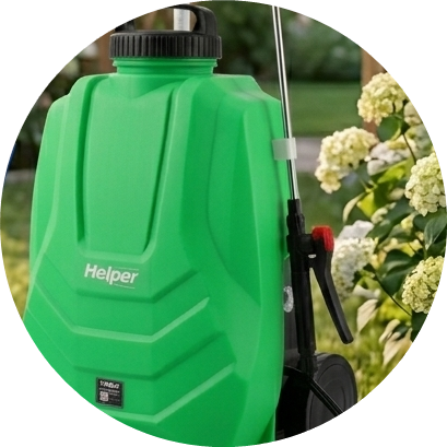 Акумуляторний обприскувач на колесах Helper HP-1167 16 л HP - 1167 фото