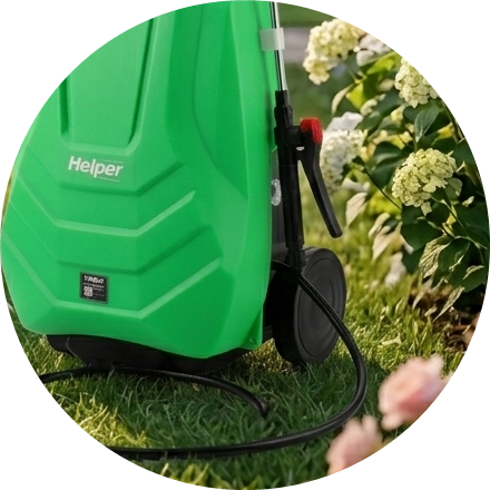 Акумуляторний обприскувач на колесах Helper HP-1167 16 л HP - 1167 фото