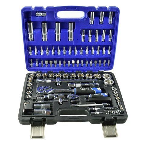 Комплект торцевих головок Geko G10100 1/2" 1/4" GK-G10100 фото