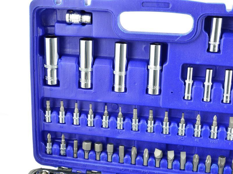 Комплект торцевих головок Geko G10100 1/2" 1/4" GK-G10100 фото