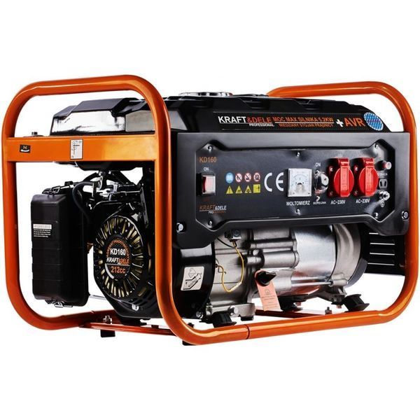 Бензиновый генератор Kraft&Dele KD160 2.8/3.5 кВт, 15 л KD-KD160 фото