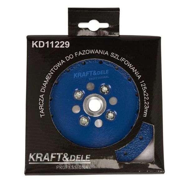 Алмазний диск для шліфування Kraft&Dele KD11229 125х22.23х1.5 мм KD-KD11229 фото