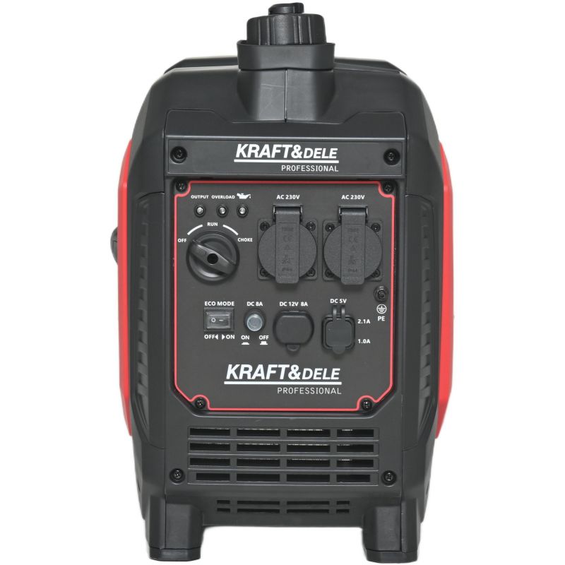 Инверторный бензиновый генератор Kraft&Dele KD3162 — 2,3/2,5 кВт, бак 4,2 л