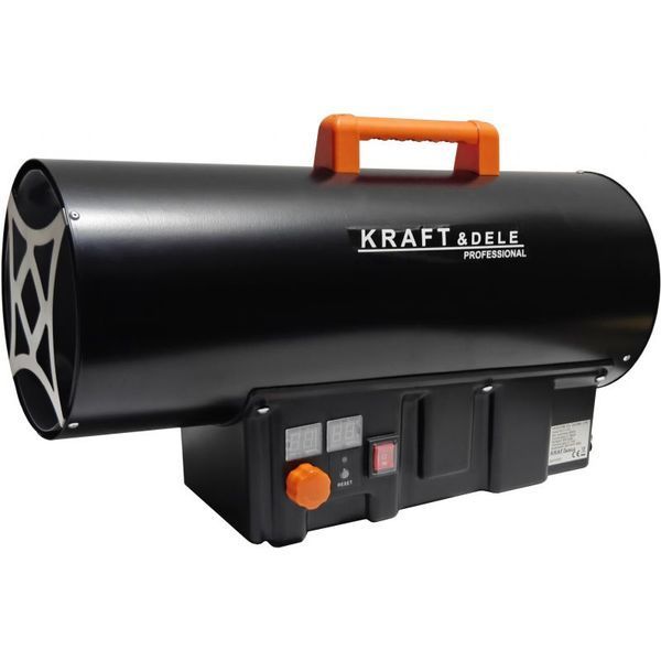 Газовая тепловая пушка с термостатом Kraft&Dele KD11701 40 кВт LPG дисплей редуктор KD-KD11701 фото