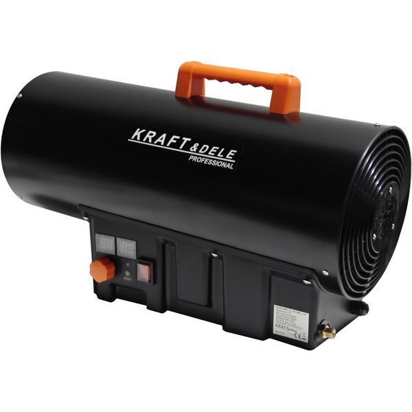 Газовая тепловая пушка с термостатом Kraft&Dele KD11701 40 кВт LPG дисплей редуктор KD-KD11701 фото