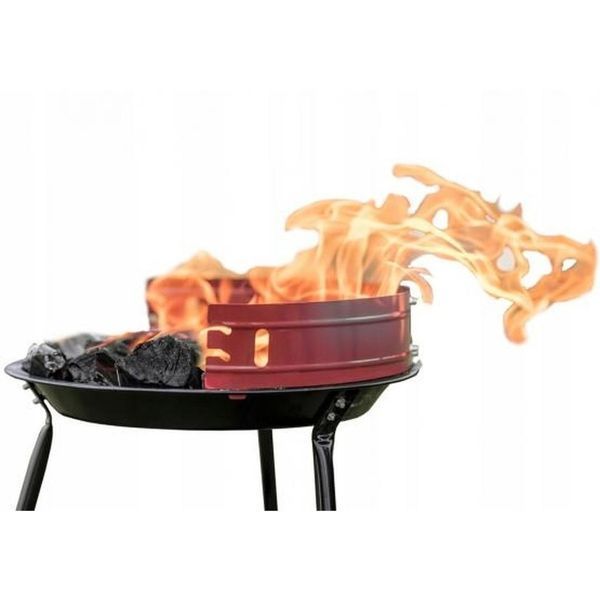 Круглый гриль для пикника 41x33.5x46.5 см Garden Line BBQ5276 гриль на ножках для дачи угольный гриль с решеткой для кемпинга CH-BBQ5276 фото