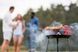Круглый гриль для пикника 41x33.5x46.5 см Garden Line BBQ5276 гриль на ножках для дачи угольный гриль с решеткой для кемпинга CH-BBQ5276 фото 7