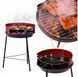 Круглый гриль для пикника 41x33.5x46.5 см Garden Line BBQ5276 гриль на ножках для дачи угольный гриль с решеткой для кемпинга CH-BBQ5276 фото 3
