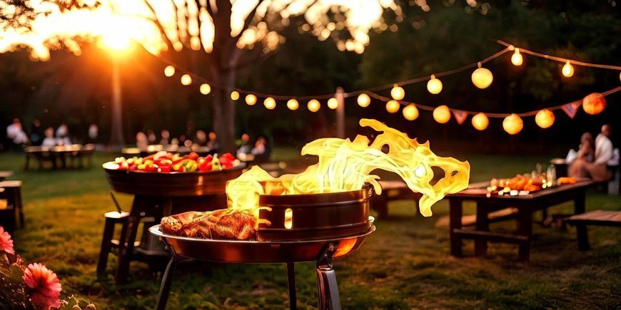 Круглый гриль для пикника 41x33.5x46.5 см Garden Line BBQ5276 гриль на ножках для дачи угольный гриль с решеткой для кемпинга CH-BBQ5276 фото