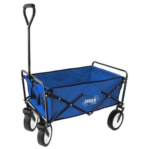 Складная садовая тележка Garden Line WOZ3556 116x54x90 см CH-WOZ3556 фото