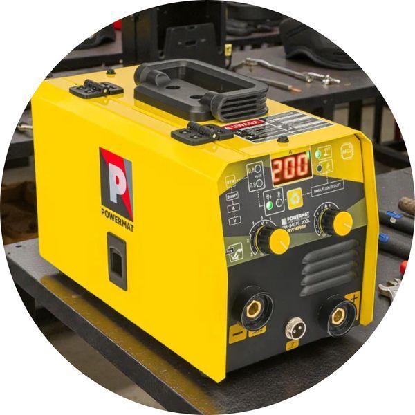 Инверторный сварочный полуавтомат Powermat PM1286 20-200 А PM-PM1286 фото