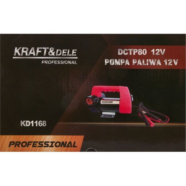 Насос для перекачки топлива Kraft&Dele KD1168 12 В, 55 л/мин KD-KD1168 фото