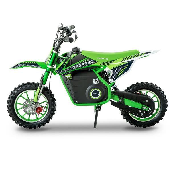 Мотоцикл на акумуляторі Forte PB1000E 1000 Вт 50 кг зелений для міської їзди BP-141273 фото