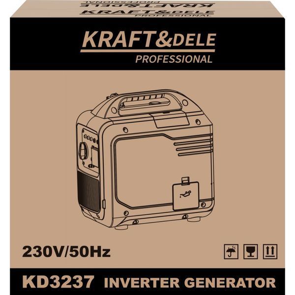Инверторный генератор Kraft&Dele KD3237 2.7/3 кВт, 220 В KD-KD3237 фото