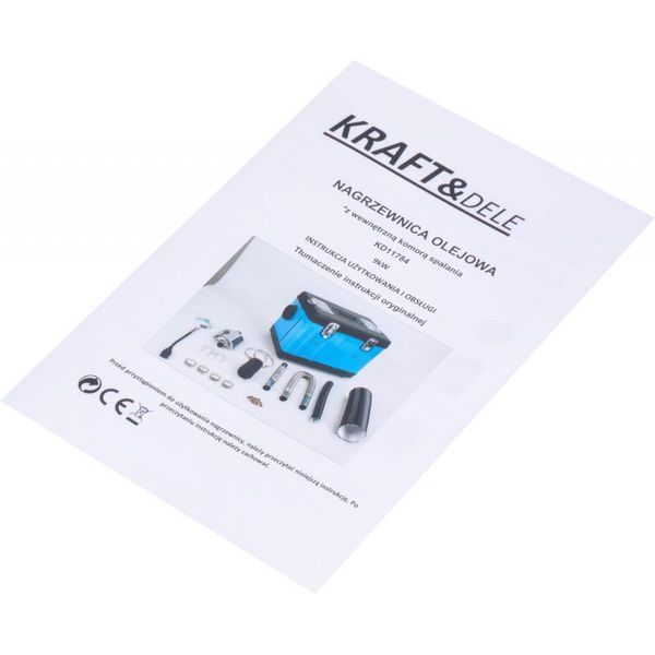 Автономний обігрівач на дизелі Kraft&Dele KD11784 9 кВт 12/24/230 В із закритою камерою згоряння для авто KD-KD11784 фото