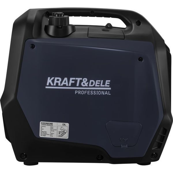 Генератор інверторного типу Kraft&Dele KD3236 3.5/4 кВт 4 л портативний електрогенератор інверторний генератор для дому та офісу KD-KD3236 фото