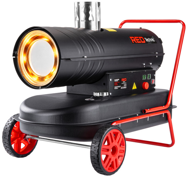 Тепловая пушка с дымоходом Red Technic RTNGO0122 30 кВт, 36 л PM-RTNGO0122 фото