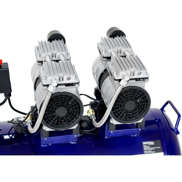 Безмасляний компресор для пневматики Kraft&Dele KD4053 2х1500, 100 л, 8 бар KD-KD4053 фото