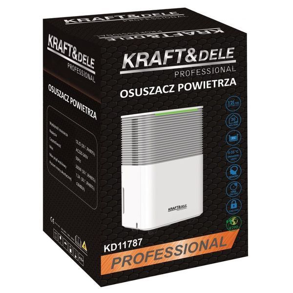Электрический осушитель воздуха Kraft&Dele KD11787 200 Вт, 2.5 л KD-KD11787 фото