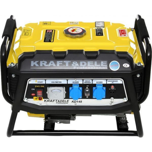 Однофазный бензиновый генератор Kraft&Dele KD148 3/3.5 кВт, 12/220 В KD-KD148 фото