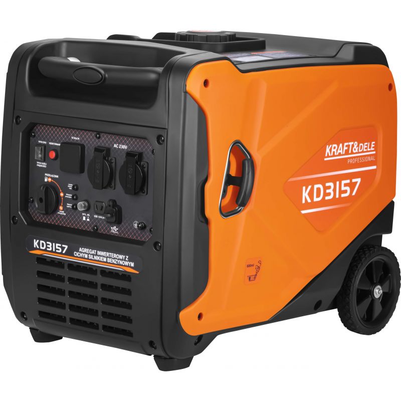 Інверторний генератор Kraft&Dele KD3157 4.5 кВт, для резервного живлення будинку та майстерні