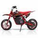 Дитячий електромотоцикл Forte PB1000E 1000 Вт, 30 км/год, 50 кг для двору та легкого бездоріжжя, червоно-чорний BP-141271 фото 1