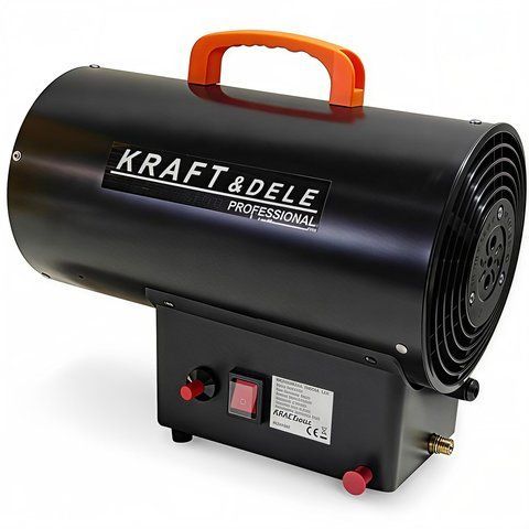 Газова теплова гармата 20 кВт Kraft&Dele KD11703 газовий обігрівач для майстерні газова гармата на склад газовий опалювач KD-KD11703 фото