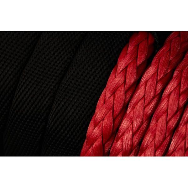 Трос для електролебідки Dyneema Kraft&Dele KD1319 24 м 8 м 6.8 т синтетичний трос для електропідйомника гнучкий трос з гаком KD-KD1319 фото