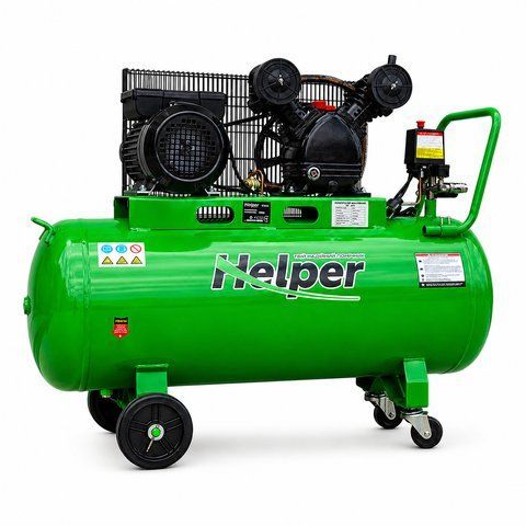 Ремінний компресор Helper HP - 1093 1800 Вт 10 бар 100 л HP - 1093 фото