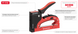 Степлер для скоб Storm Intertool RT-0103 11.3х0.7х4-14 мм будівельний степлер ручний степлер кріпильний текер для скоб степлери IT-RT-0103 фото 8
